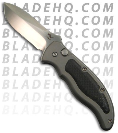 MercWorx Titanium Latalis Carbon Fiber Handmade Automatic Knife
