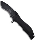 Meyerco Maxx-Q Spring Assist Tactical Knife w/ G-10 Handle (Black SER)