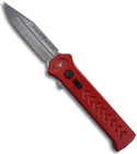 Asheville Steel Paragon PARA-X Blood Warrior OTF Knife (Damascus PLN)