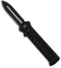 Asheville Steel Paragon ATKO10 OTF Automatic Knife (Dagger / Black PLN)