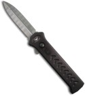 Asheville Steel Paragon ATKO10 Black OTF Damascus Knife (Dagger PLN)