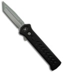 Asheville Steel Paragon ATKO10 OTF Knife (Tanto Bead PLN & SER Sharp Back)