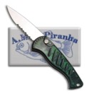 Piranha Fingerling Green Automatic Knife (Mirror SER)