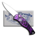 Plum Piranha Fingerling Knife (PLN)