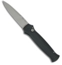 Black Piranha Mini Bodyguard Automatic Knife (Bead Blast PLN)
