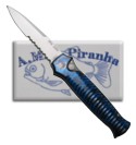 Blue Piranha Mini Bodyguard Automatic Knife (Bead Blast SER)