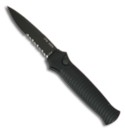 Black Tactical Piranha Mini Bodyguard Automatic Knife (SER)