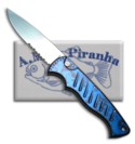 Blue Piranha Automatic Pocket Knife (SER)