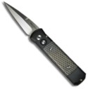 704 Protech Godson Automatic Knife w/ Carbon Fiber (Satin PLN)