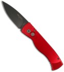 TR-2 RED Protech Tactical Response 2 Automatic Knife (Black / PLN)