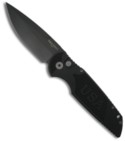 TR-3 D2 Protech Engraved Tactical Response 3 Automatic Knife (Black PLN)