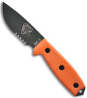 RAT Cutlery RC-3S OD Knife w/ Orange G-10 (3.88" Green Serr) *No Sheathing*