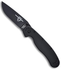 Ontario RAT Model 1 Knife Folder Black Handle (3.625" Black Plain) 8846BP