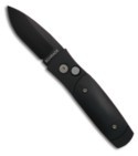 Schrade Black Smedy Automatic Knife (2.5" Black Plain) SMEDB