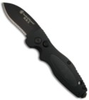 Smith & Wesson Medium Extreme Ops HRT Drop Point Knife (Black SER) SW70BS