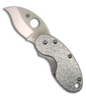 Spyderco Stainless Steel Etched Cricket Folding Knife (PLN) C29PET