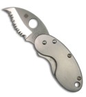 Spyderco Stainless Steel Cricket Folding Knife (SER) C29S SpyderEdge