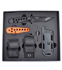 Timberline ECS-1 Fellhoelter Tanto Fixed Blade Kit (Black PLN) 1820