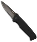 Timberline Vallotton Large Signature Spring Assist Knife (Black SER) 1231