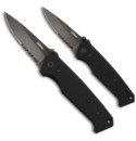 1223 Timberline Vallotton Medium Signature Spring Assist Knife (Black PLN)