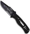 TOPS Knives CQT Thunder Hawke Hunter's Point Manual Knife (Black SER) THK02S