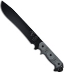 TOPS Knives Armageddon Fixed Bush Knife (Black PLN) A-TRD-01