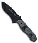 TOPS Knives Desert Son Fixed Blade Knife w/ Micarta Handle (Black PLN) DSON-01