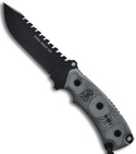 TOPS Knives Steel Eagle 105 Fixed Blade Knife w/ Micarta Handle (Black PLN)