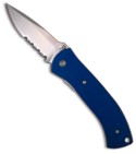 Blue Vallotton & Diskin Dual Action Automatic Knife (Satin SER)