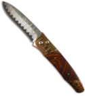 William Henry Ironwood Mokume Damascus Automatic Knife Special Edition B30 WMIW