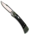 Buck 110 Nickel & Ashwood Dual Action Knife