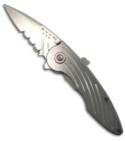 Buck Grey Impulse Spring Assisted Knife (Satin SER) 0292GYX-B