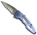Buck Blue Handle Rush Assit Knife (SER)