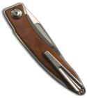 Chris Reeve Mnandi Walnut Inserts Folding Knife (2.75" Satin Plain)
