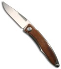 Chris Reeve Mnandi Walnut Inserts Folding Knife (2.75" Satin Plain)