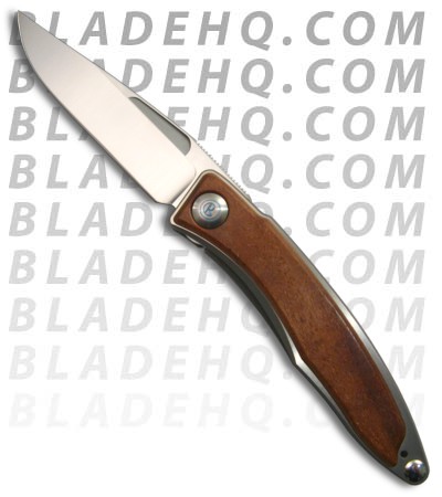 Chris Reeve Mnandi Walnut Inserts Folding Knife (2.75" Satin Plain)