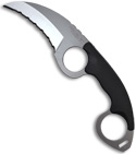 Cold Steel Double Agent I Fixed Blade Neck Knife (Karambit SER) 39FKS