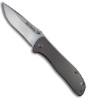 CRKT Drifter Manual Knife w/ Stainless Handle (Satin PLN) 6450S