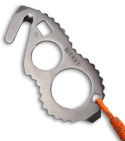 CRKT Extrik-8-R McGowan Emergency Rescue Tool Knife (Satin) 2051