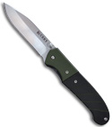 CRKT Ignitor Green & Black G10 Spring Assist Knife (Satin PLN) 6850