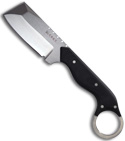 CRKT Ringed Razel Fixed Blade Knife w/ Sheath (Satin PLN) 2012