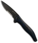 CRKT McGinnis Summa Manual Knife w/ Micarta Handle (Black SER) 1166K