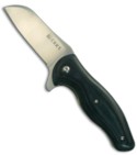 CRKT McGinnis Tuition Manual Knife w/ Micarta Handle (Satin PLN) 1160