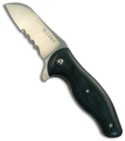 CRKT McGinnis Tuition Manual Knife w/ Micarta Handle (Satin SER) 1161