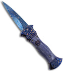 Brandon Vallotton Custom Miss Fortune Automatic Knife (Damascus)