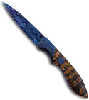 Rainy Vallotton Custom Mini Wasp Automatic Knife (Damascus)