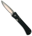 Dalton Black Flash Spring Assisted Knife Waffle Handle (Satin PLN)