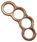 Dalton High Polish Copper Bling Knuckles (Single Knuckle)