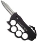 Dalton Dog Face Automatic OTF Knife / Knuckles (Beadblast PLN)