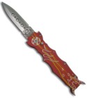 Dalton Red Offering Double Edge Automatic Knife (Bead PLN)